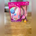 Disney Headphones | Disney 100 Princess Headphones Pink Nib Princess Jasmine And Belle | Color: Pink | Size: Os