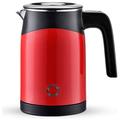 Kettles, Stainless Steel Kettles for Boiling Water, 1Kw Fast Boil Kettle Teapot, 500Ml, Bpa- Temperature Control, Travel Water Kettle/Red elegant