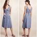 Anthropologie Dresses | Anthropologie Denim Chambray Holding Horses Atoll Short Casual Linen Dress 6 | Color: Blue | Size: 6