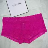 Victoria's Secret Intimates & Sleepwear | (Xl) Victoria's Secret Lace Shortie Panty | Color: Pink | Size: Xl