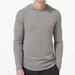 Lululemon Athletica Shirts | Lululemon Ironman Men’s Drysense Heather Gray Ls Lightweight Athletic Hoodie | Color: Gray | Size: L