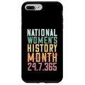 Hülle für iPhone 7 Plus/8 Plus Nationaler Monat der Frauengeschichte 2024 24.7.365