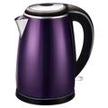 Kettles, Hot Water Kettle 1.7L Double Wall Stainless Steel Cool Touch Kettles, Auto Shut-Off & Anti-Scald Protection, Wide Opening Glass Tea Kettle & Hot Water Boiler/Purple/18 * 18 * 25Cm elegant