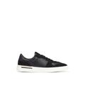 BOSS Mens Clint Tenn Cupsole lace-up Trainers in Leather and Suede Size 11 Black