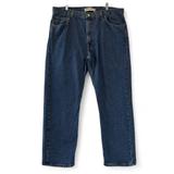 Levi's Jeans | Levis 505 Denim Jeans 40x32 (Tag42) Regular Fit Straight Leg Dark Wash Cotton | Color: Blue | Size: 40
