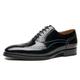 BEAU TODAY Wingtip Oxfords Shoes for Men,Brogue Dress Oxford Shoes for Men，Leather Formal Classic Lace Up Church Shoes for Casual Business, Black, 6 UK