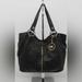 Michael Kors Bags | Michael Kors Jet Set Moxley Leather Shoulder Bag | Color: Black/Gold | Size: Os