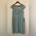 J. Crew Dresses | J.Crew Knee-Length Lace Dress, Nwt, Size 12, Cap Sleeves | Color: Green | Size: 12