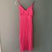 Jessica Simpson Dresses | Jessica Simpson Hot Pink V-Neck Dress Size Xl New | Color: Pink | Size: Xl