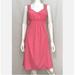 Athleta Dresses | Athleta Go Anywhere Keyhole Cut Out Back Pockets Tank Dress Size 10p Pink | Color: Pink | Size: 10p