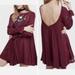 Free People Dresses | Free People Womens Mohave Embroidered Daytime Mini Dress. Size Small. Nwot | Color: Purple | Size: S