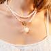 Free People Jewelry | Free People Lila Fresh Water Pearl Necklace | Color: Cream/White | Size: Os