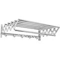 Household Easy Storage Drying Rack, Laundry Household Easy Storage Drying Rack Airer Wall Mounted Retractable Clothes Household Easy Storage Drying Rack Collapsible Folding Stainle The New elegant