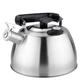 Whistle Kettle with Thermometer,304 Stainless Steel Kitchen Whistle Kettle,Water Temperature Display Sound Kettle 3.5L,Gas Stove Tea Kettle,Camping Hob Kettle with 5 Layers Bottom