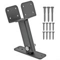 HEIBTENY Lifting Beam Bracket Pergola Roofs Saddle Stainless Steel Roof Raiser with Adjustable Angle for Wooden Patios Pergola Beams (1 Piece Type B)