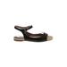 Belle by Sigerson Morrison Flats: Black Solid Shoes - Women's Size 9 1/2 - Open Toe