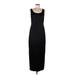 Ever Beauty Casual Dress - Sheath: Black Grid Dresses - Women's Size 8