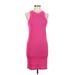 Old Navy Casual Dress - Bodycon: Pink Solid Dresses - Women's Size Large