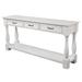 63inch Wood Console Table With Solid Wood Frame Legs Hallway Sofa Table For Entryway Hallway
