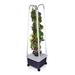 POPRHINO Vertical Hydroponics Growing Tower System w/ 4 Grow Lights, Garden Grow Planter | 53 H x 16.2 W x 16.2 D in | Wayfair