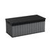 Keter Darwin 100 Gallon Large Durable Resin Outdoor Storage Deck Box For Furniture and Supplies