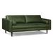 Steelside™ Bismarck 88.5" Full-Grain Genuine Italian Leather Sofa Genuine Leather in Green | Wayfair C9BB2623A5B74E80BA44DC3D1DFEB7B9