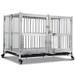 Tucker Murphy Pet™ Heavy Duty Dog Crate Cage Kennel w/ Wheels Metal in Brown | 35.4" H x 38" W x 29.5" D | Wayfair 43BBF3A98BB74099813402A3CA0F05CD