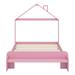 Gracie Oaks Full Size Wooden Platform Bed w/ Footboard Bench | Wayfair 8A692CAE05544066AF01463929D52CB9