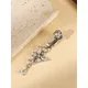 1Pcs Faux Fake Belly Ring Butterfly Fake Belly Piercing Clip on Umbilical Navel Belly Button