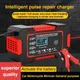 12V Car Battery Charger 6A 10A Car Motorcycle Battery Charging Device Lead-acid Battery Smart Repair