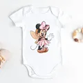 Baby Romper Newborn Baby Girls Clothes Fairy Minnie Mouse Print Infant Baby Jumpsuit Cute Casual