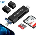 JJC-Lecteur de cartes SD pour iPhone Micro SD SDHC avec pluie USB 2.0 Type-A USB 3.0 Port