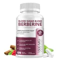 Berberine Supplement 1500mg with Ceylon Cinnamon Bitter Melon Green Tea - Supports Immune Heart