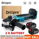 Drillpro 125MM Brushless Electric Angle Grinder Cordless Wood Cutting Angle Grinder Disc Power Tool
