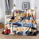 Couverture à motif Polo Kawaii pour enfants couvre-lit doux housse de canapé mignon ours en
