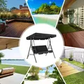 Multi-Color Outdoor Swing Chair Awning Garden Waterproof Swing Canopy Roof Cover Outdoor Swing Chair