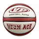 Indoor Outdoor Basketballs PU Epidermis Size 7 Non Slip Waterproof Beige Red Basketball 4 Layers