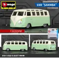 Bburago-Mini voiture Volkswagen VAN SAMMBA modèle en alliage moulé sous pression véhicules jouets