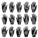 50 Sheets/Lot Henna Temporary Tattoo Stencils for Body Paint Glitter Airbrush Mehndi Hand Henna
