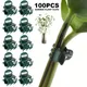 Plastic Plant Support Clips Orchid Stem Clip for Vine Support Vegetables Flower Tied Bundle Branch