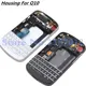 Original For Blackberry Q10 Full Complete Housing Cover Case With Keyboard Button 100% Testing Work