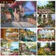 YOUQU Small Size Diamond Painting Landscape Mosaic Picture DIY Diamond Embroidery Cross Stitch Kit