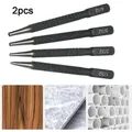 2pcs Nail Center Punch 1/32 2/32 3/32 4/32 Inch For Wood Mark Hole Center Punching Manual