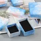 1pcs Blue Sky Gift Box Kraft Paper Display Couple Gift Box Gift Bags for Valentine's Day Earring