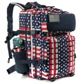 QT&QY 25L/45L Military Tactical Backpack for Women/men Army Laser Cut Molle Daypack School Bag Gym