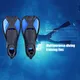 Professional Scuba Diving Fins Adjustable Diving Frog Shoes Anti-Slip Monofin Diving Flippers for