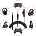 Câble jack 3.5mm pour casque de jeu Astro A10 A40 A30 audio écouteurs contrôle du volume