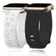 Bracelet en silicone pour Apple Watch motif gravé bracelet bracelet bande iWatch 6 3 SE