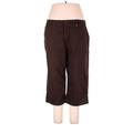 Gloria Vanderbilt Jeans - Mid/Reg Rise: Brown Bottoms - Women's Size 16 - Brown Wash