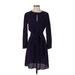 Burberry Brit Casual Dress - A-Line: Purple Dresses - Women's Size 4